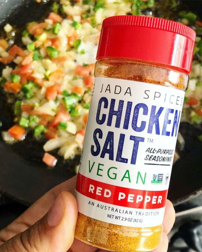 Vegan Chicken Salt - JADA SPICES, NON GMO, GLUTEN FREE, MSG FREE, TURMERIC  – JADA Brands