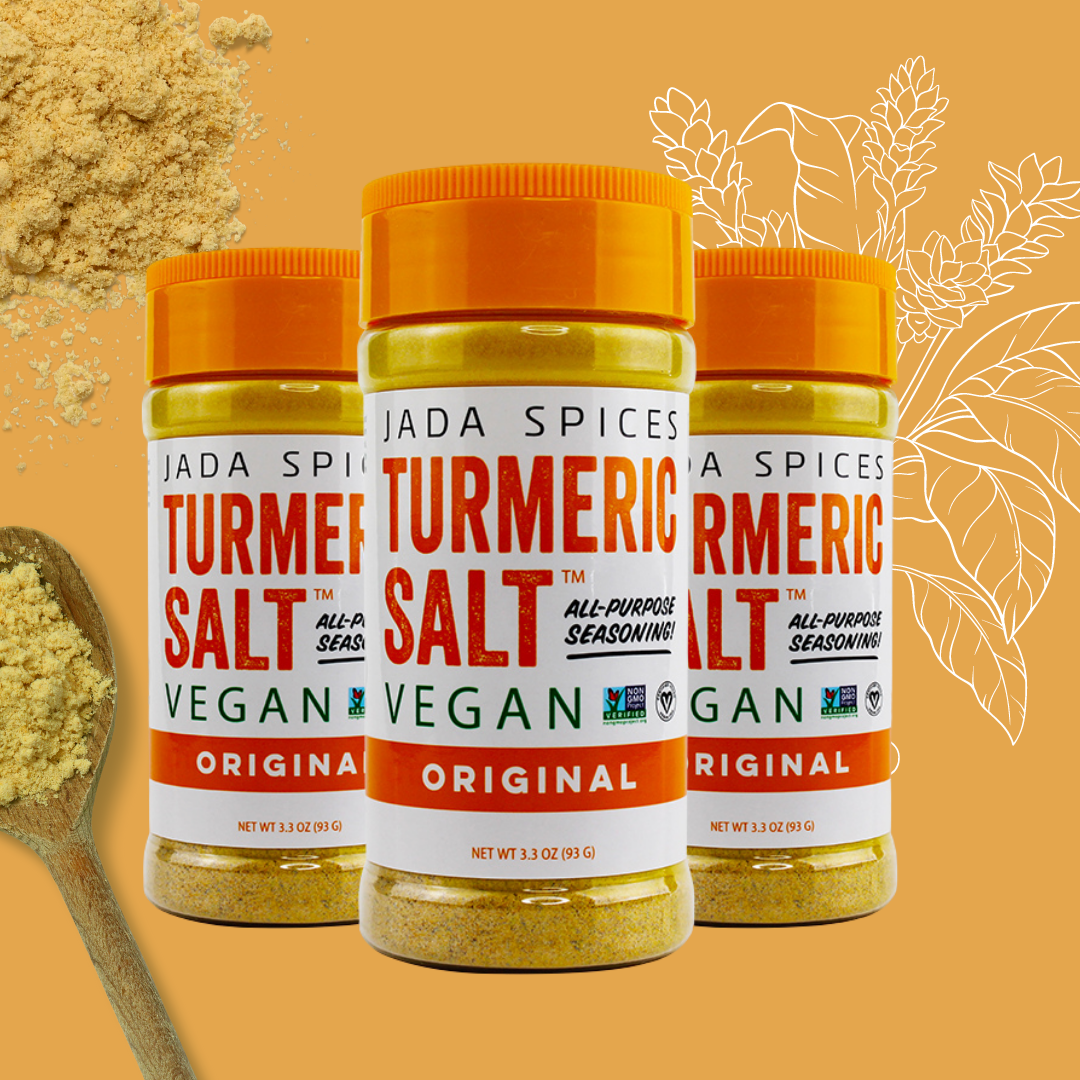 Vegan Chicken Salt - JADA SPICES, NON GMO, GLUTEN FREE, MSG FREE, TURMERIC  – JADA Brands